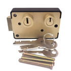 Yale B-201lh Vintage Safe Deposit Box Lock Replace  Bank Lock With 3keys Set