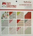 My Minds Eye  cozy Christmas   6x6 Paper   Embellishments  a  - Save 60 
