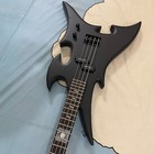 Matte Black 4-string Electric Bass Guitar Heavy Metal Style 24frets Limited Time