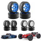 4pcs Off-road Wheel Rim Tires For 1 7 1 8 Rc Arrma 6s Infractin Limitless Felony