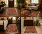 Natural Wool Old Orintal Rugs  Hand Woven knotted Size Approximately 3 9  X 5 8 