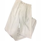 Mens White Polyester Adjustable Tuxedo Pants New