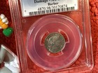 1916 Barber Dime Pcgs Au Slight Reverse Damage Transition Year 