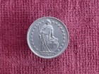 Swiss One Franc Coin 1973  lot  brsw1f-2a 