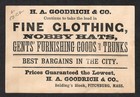 Merchants Gargling Oil Liniment for Man Or Beast h  A  Goodrich  Fitchburg  Mass