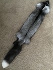 Xl Real Ranch Fox 5  Fur Tanned Pelt Leather Red Silver Platinum Cross Hybrid