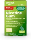 Nicotine Polacrilex Coated Gum  4 Mg Nicotine  Cool Mint Flavor  Stop Smoking   