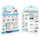 Tubshroom   Chrome Revolutionary Tub Drain Protector Hair Catcher Strainer Snare