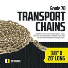 Dc Cargo Grade 70 Transport Chain  20   3 8   2-pack