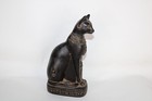 Unique Ancient Egyptian Goddess Cat Figurine Mythology Bastet Statue Stone