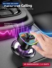Nulaxy Bluetooth Fm Transmitter  Bluetooth Car Adapter With Dual Usb Charger Wir