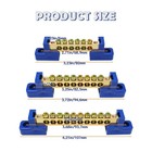 Tugermoola 6pcs Grounding Bus Bar Kit 6 8 10 Positions Kit  Yellow