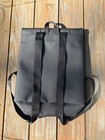 Rains Black Water Resistant Backpack Buckle Closure 13l Fits 15  Laptop