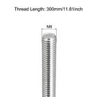 Fully Threaded Rod M8 X 300mm 1 25mm Pitch 304 Stainless Steel Right Hand