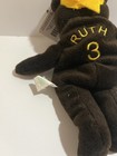 Salvino Bamm Beano s Babe Ruth  3 Beanbag Plush Bear 1998 Mpn  60-1927