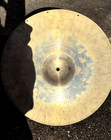 Vintage Zildjian Avedis 20 Inch  early  60s   Has A 4-5 In Split On Edge Riviets
