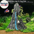 Aquarium Mountain View Stone Ornament - Aquarium Rock Decor For Fish Tank aquari