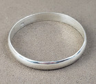 Classic Sterling Silver Solid Child s Size 7 Mm Bangle Bracelet   12 78g 