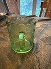 Kellogg s 1930s Vintage Green Uranium Glass 3-soup Liquid Measuring Cup 8oz
