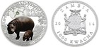 Zambia 1000 Kwacha 2014 Unc Pygmy Hippopotamus And Calf 1 Year Type non Ci