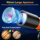 Telescope For Adults High Powered  90mm Astronomical Portable Refractor For B   