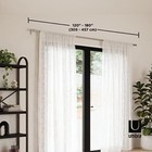 Umbra Cappa 1-inch Curtain Rod  Includes 2 Matching Finials  Brackets  
