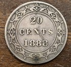 1888 Newfoundland Silver 20 Cents 4192