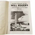 1941 Souvenir Program Dedication Will Rogers Theatre  tulsa Ok Paper Booklet