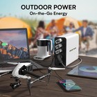 Goldenmate 800w 1000va Lifepo4 Ups Battery Backup Pure Sine Wave Lcd  4 Outlets 