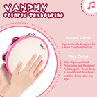 Tambourine 8 Inch Hand Held Drum Bell With Metal Jingles Percussion Instrument F