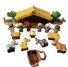 Fisher-price Little People Toy Nativity 17 Piece Set With Music Lights
