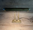 Vintage Mid-century Bankers Lamp Adjustable Desk Lamp Piano Lamp - Works Great 