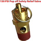 New 1 4  Npt 150 Psi 58 Scfm Air Compressor Relief Pressure Safety Valve  Tank
