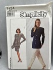 1987 Simplicity Pattern 8434 Misses  Pants   Jacket Sz 10-14 Or 12-16 Uncut
