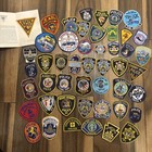 Vtg Lot Approx 440 Police Patches Sheriff border Patrol Etc  Rare Patches