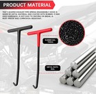 2pcs Exhaust Spring Puller Tool  Spring Hook  T Shaped Handle Exhaust Pipe 