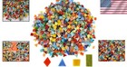 Vibrant Mixed Glass Mosaic Tiles     1600 Pieces Ready To Use For Creative Crafts
