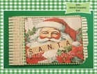 Junk Journal Vintage Santa Handmade Altered Composition Book Christmas Paperclip