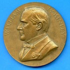 President William Mckinley Commemorative Inaugural Large 3  Bronze Medal 