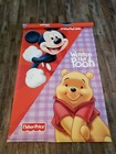 Vtg Rare Fisher Price 35x59  Vinyl Banner Store Sign Winnie The Pooh   Mickey
