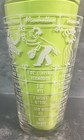 Vintage Federal Glass Bartender Bar Mcm Cocktail Mixed Drink 7 Recipe Shaker