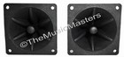 Pair 3 25  Inch Flush Mount Square Super Horn Tweeter Speakers Car Home Audio
