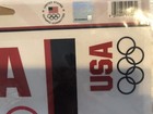 Team Usa summer Olympics 2012  Five  Huge Banner Flag Clings new free Ship 