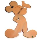 Vintage Walt Disney Productions Mickey Mouse Pin Or Brooch  5  Tall 1962-65