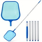 Heavy Duty Pool Skimmer Leaf Rake Net Cleaning Swimming Pool Fine Mesh Netting 