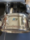 Ludwig 70 s Vintage  blue   Olive Badge  Snare Drum W case  Strap   Mute Pad