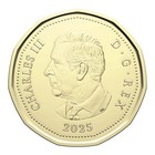 2025 Canada One Dollar Loonie Coin King Charles Iii Mint Bu  1 Loon