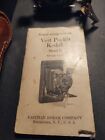 Antique 1920s Kodak Camera Vest Pocket Model B W Leather Case Box Manual Stylus 