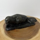 Vintage Inuit Canada Eskimo Art Stone Carved Seal Figure Signed 4-af0574900