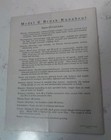 Orig 1908 Brush Runabout Model E 24 28 Showroom Prices Brouchere Very Rare Htf 